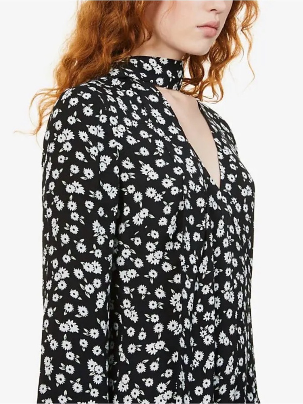 RIXO Ashley Floral Jumpsuit with Tie Collar - Picture 3 of 8